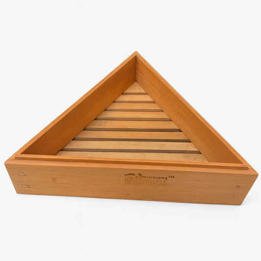 Triangle Bamboo Serving Basket